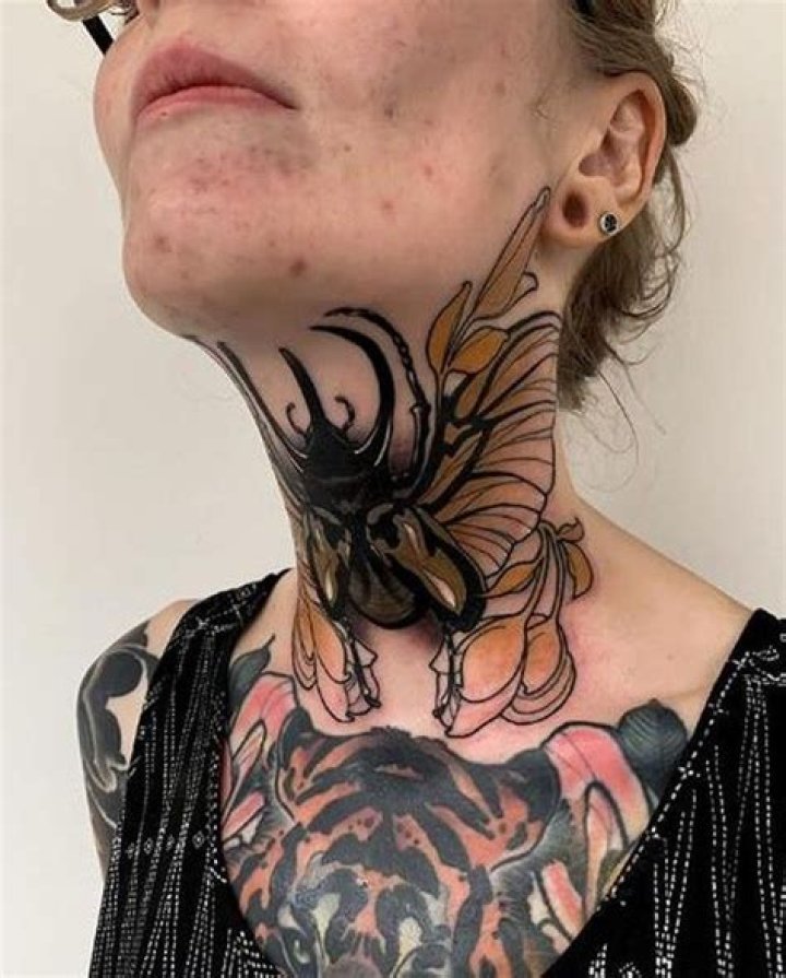 60 Best Ideas Of Throat Tattoos That Will Blow Your Mind [Men & Women