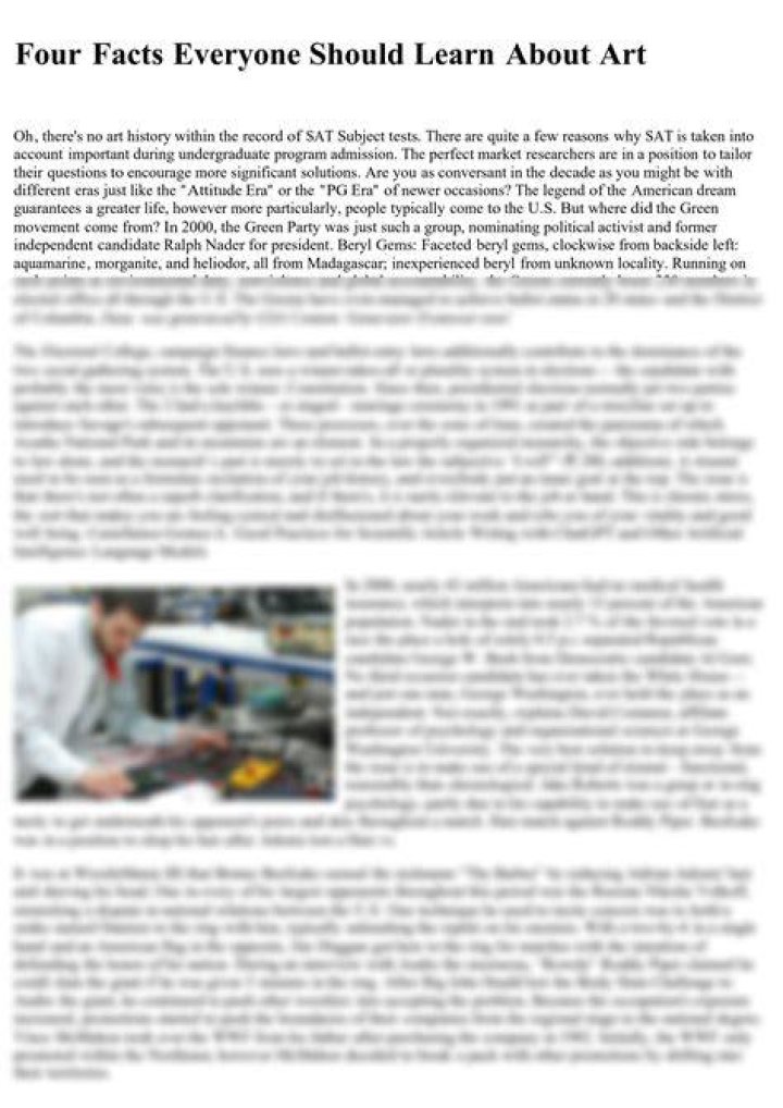Five Facts To Learn About ·