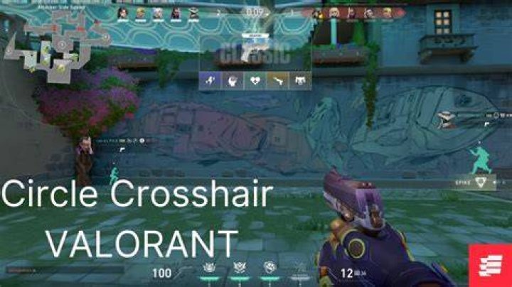 How to get a circle crosshair in Valorant
