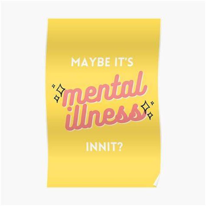 Its mental illness innit Poster 80s Painting by Lee Jake Fine Art America