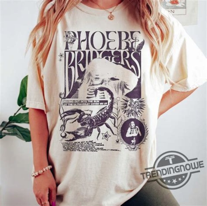 Phoebe Bridgers Rips Shirt off Vintage Punisher Garden Phoebe Etsy