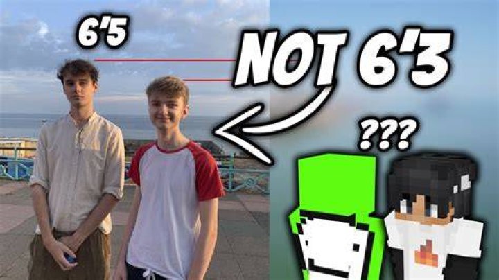 TommyInnit admits to not being 6'3 tall YouTube