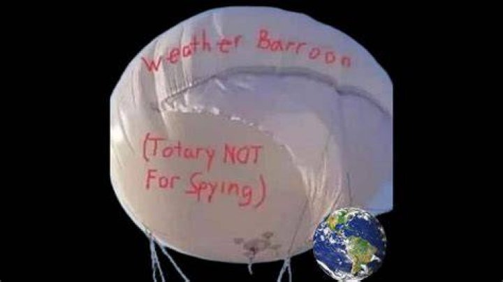 Weather balloon, totally not for spying! YouTube