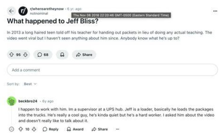 Where is Jeff Bliss Now? What Is Jeff Bliss Up To? ·